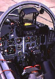 the cockpit of a MiG-29
