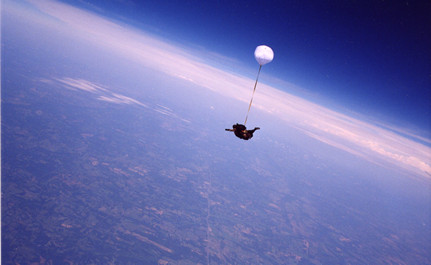Tandem skydiving photos
