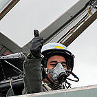 Muhammad has been to the edge of space in a Russian MiG-29. He completed his flight at the Sokol Plant in Nizhny Novgorod.