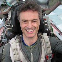 Canadian Quentin is strapped tightly into the cockpit of a MiG-29 Fulcrum.