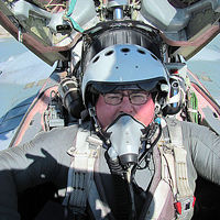 Australian Tony flew the MiG-29 to the edge of space. He wore a pressure suit for the climb to nearly 70,000 feet.