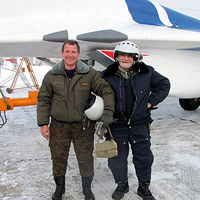 Sokol Test Pilot Yuri Polyakov flew Pat to the edge of space in the MiG-29