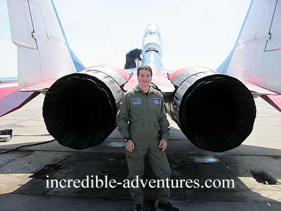 Fly a MiG with Incredible Adventures customer