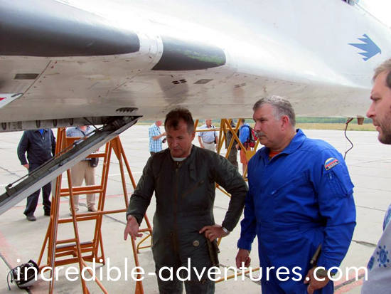 Doug flew a MiG-29 in Russia with Incredible Adventures and pilot Yuri Polyakov.