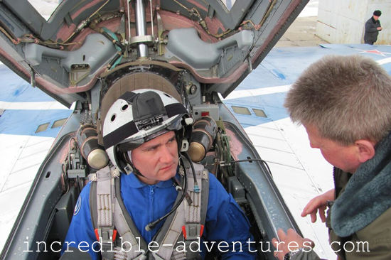 Pablo flew a MiG-29 in Russia with Incredible Adventures and pilot Andrey Pechionkin.