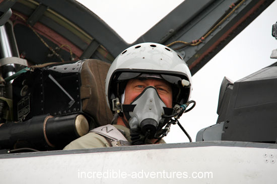 Michael flew a MiG-29 at SOKOL Airbase,  Russia with Incredible Adventures.