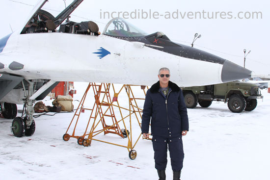 Ignacio flew a MiG-29 at SOKOL Airbase,  Russia with Incredible Adventures.