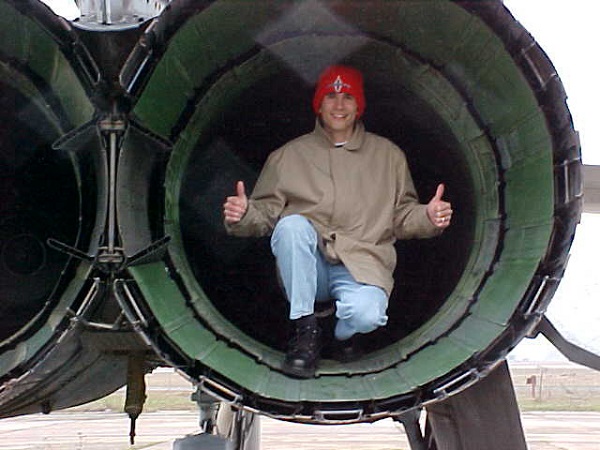 Greg Claxton in a MiG-25 - Incredible Adventures Memories