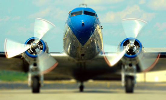 Fly the legendary DC-3