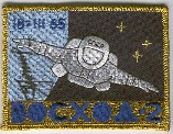 First Space Walk Autographed Patches