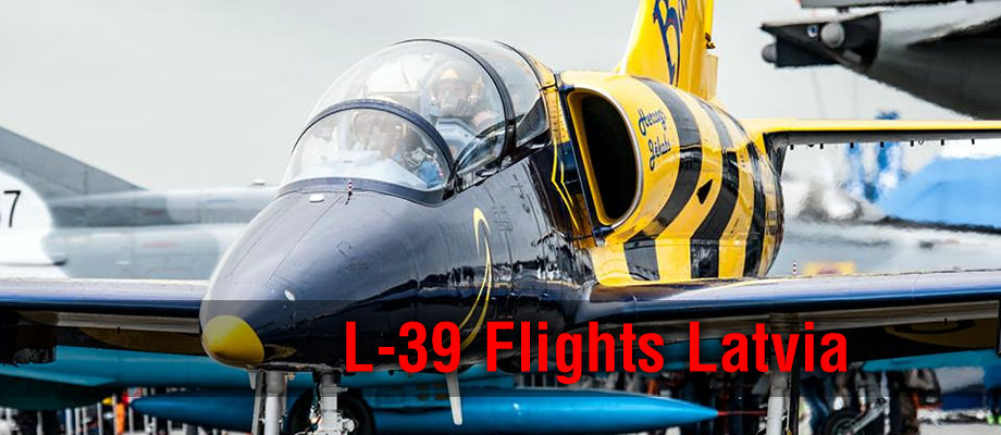 Fly the L-39C Albatros jet warbird with the Baltic Bees Jet Team, Riga, Latvia