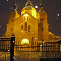 Snowy Russian Night