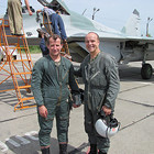 Robert from Canada flew a MiG-29 to the edge of space with Sokol Test Pilot Yuri Polyakov. Yuri is an Honored Pilot of Russia.