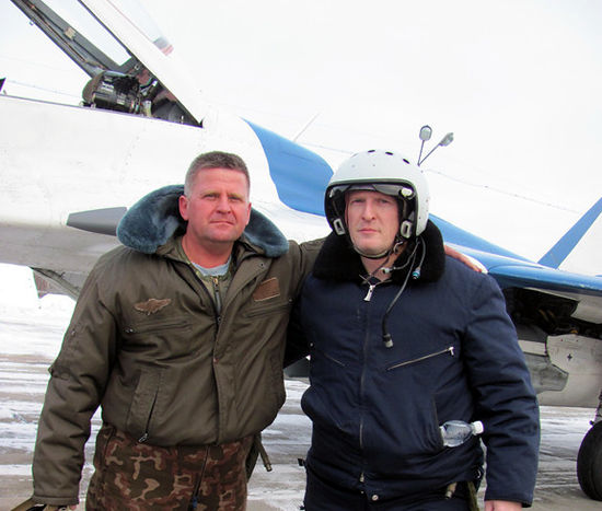 Andrey Pechionkin with Incredible Adventures customer