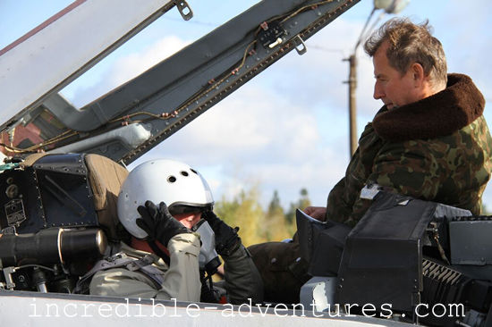 Scott flew a MiG-29 in Russia with Incredible Adventures and pilot Yuri Polyakov.