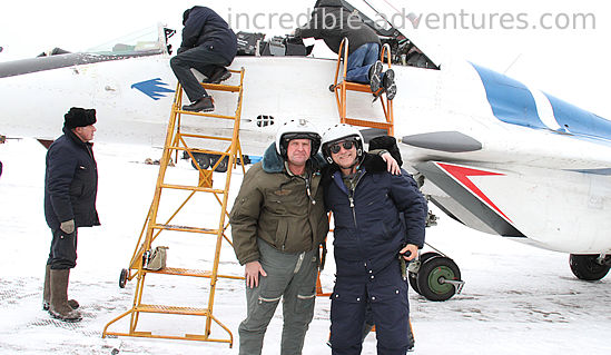 Ignacio flew a MiG-29 at SOKOL Airbase,  Russia with Incredible Adventures.