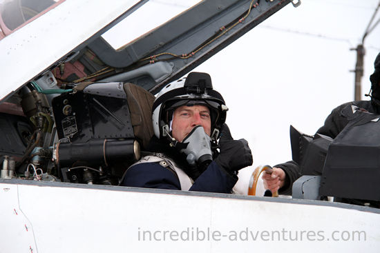Luke flew a MiG-29 in Russia with Incredible Adventures and pilot Sergei Kara.