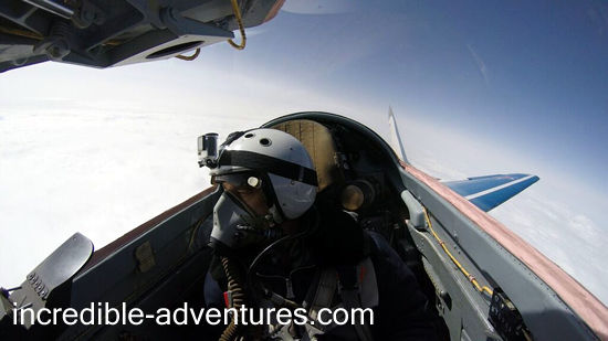 Anthony flew a MiG-29 at SOKOL Airbase, Russia with Incredible Adventures.