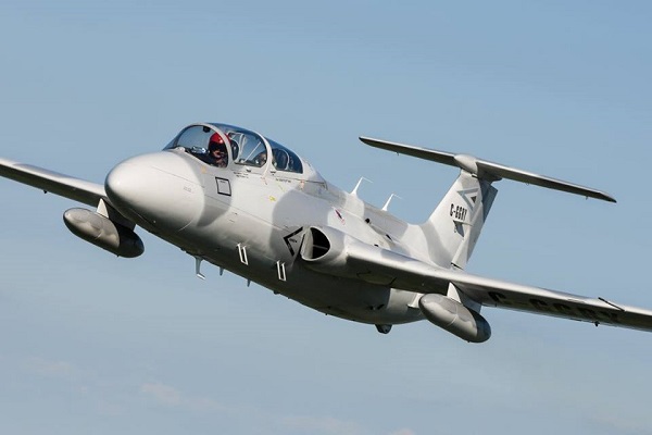 L-29 Delfin jet fighter