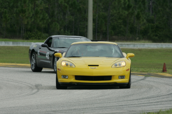 Racing Corvettes in Florida