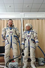 Owen and Nicole train for space