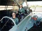 Doug and Joanne in the MiG-29