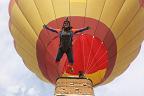 Make a tandem skydive from a hot air balloon.