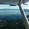 The view of 
Lake Tahoe from Casey's Cessna