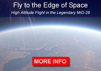 Fly to the Edge of Space: high altitude flight in the legendary MiG-29