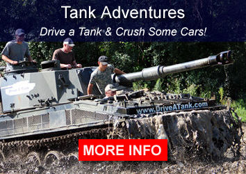 Drive a tank and crush some cars