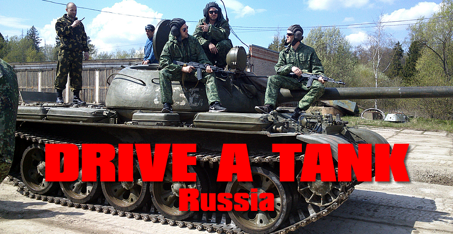 Drive a tank in Russia. Shoot a Russian military weapon: Nagant pistol, Mosin rifle, Shpagin Soviet submachine gun, Degtyarev machine gun.